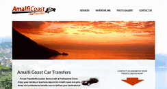 Desktop Screenshot of amalficoastcartransfers.com